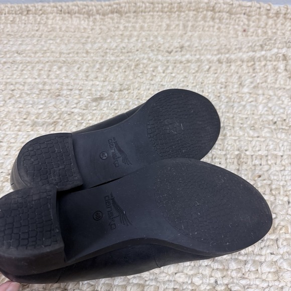 Dansko Black Leather Mary Jane Comfort Heel Work Shoes EU 40 US 9 9.5 - Picture 12 of 13